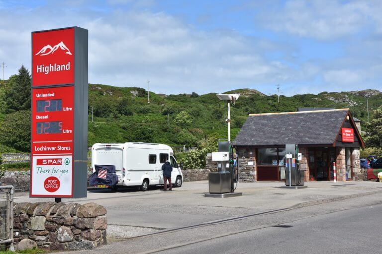 Lochinver Petrol Station - Lochinver Visitor Guide